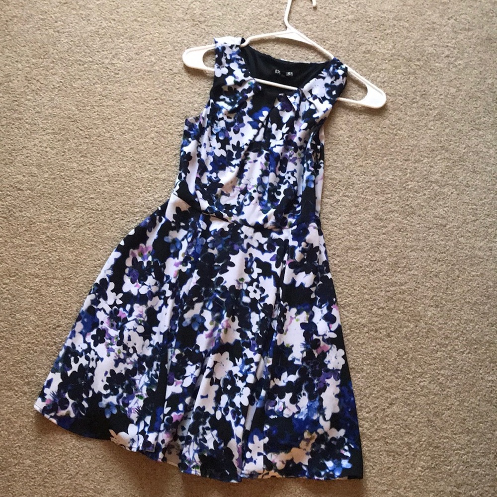 Express **Like New Condition** Fit and Flare Dress